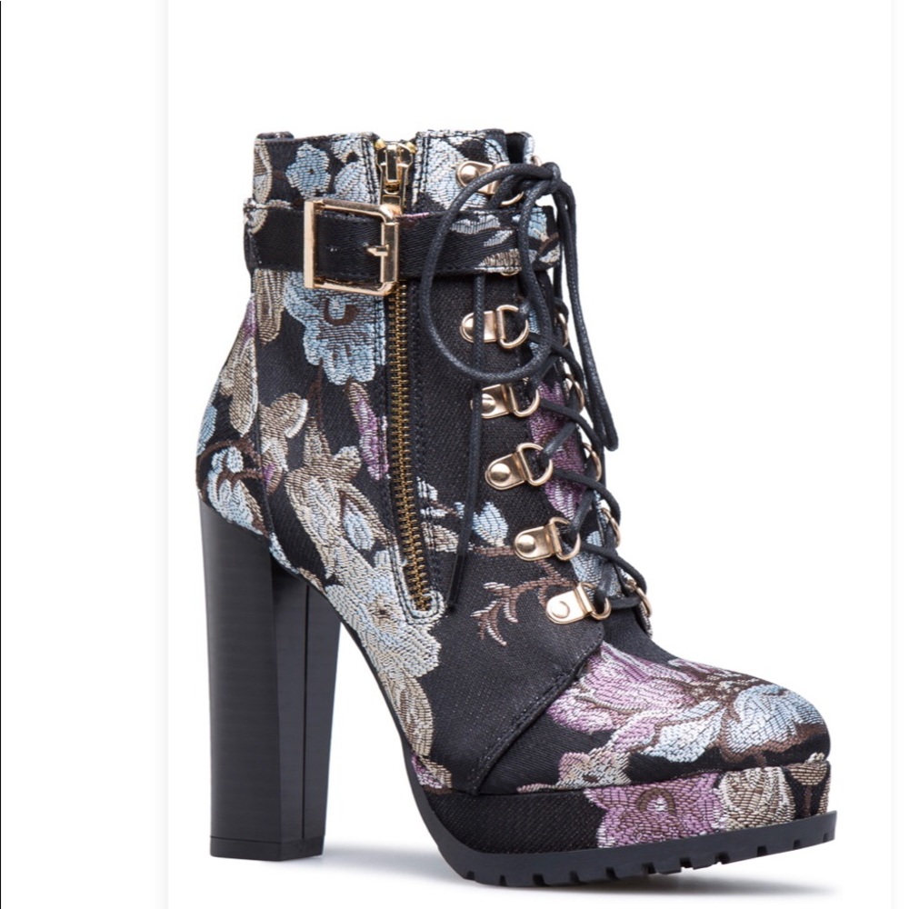 Brea Platform Hiker Bootie